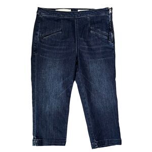 Pilcro and the Letterpress Womens Legging High Rise Denim Cropped Blue Size 28